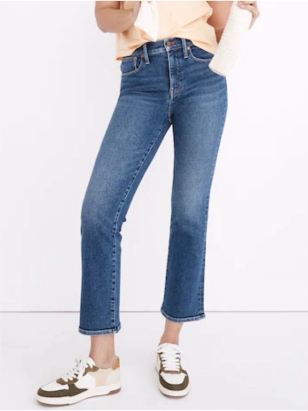 Madewell Cali Demi-Boot Jeans size 31 blue wash